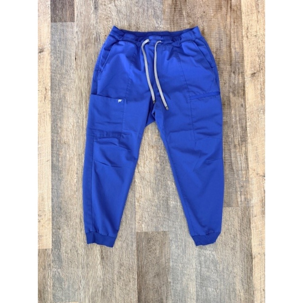 Fabletics Men Ion Scrub Jogger Royal Blue Cargo Pants L/S GJ2254003-4795-11150